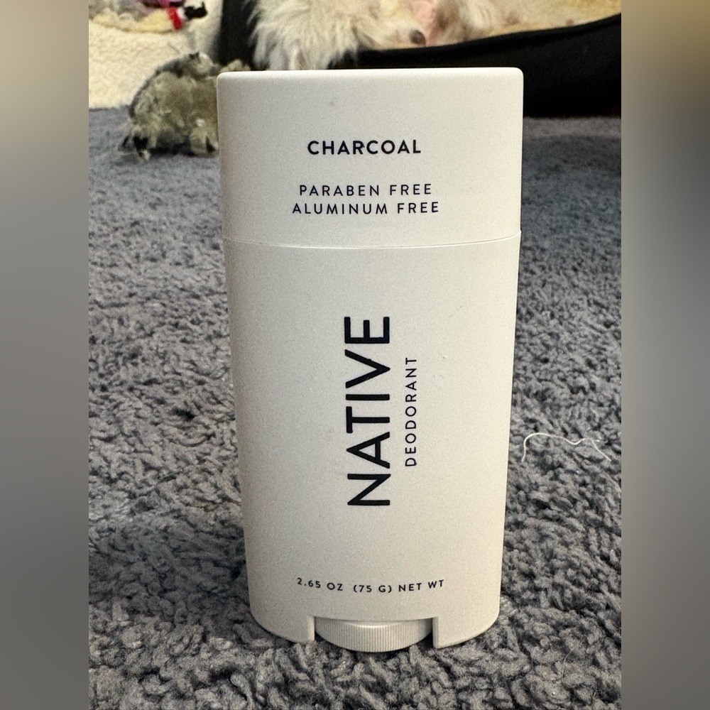 NWT Charcoal native deodorant paraben and aluminum free